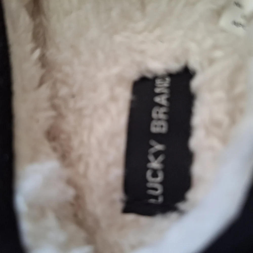Lucky Brand Black Moccasin Slippers